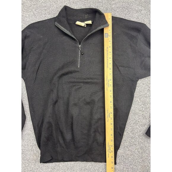 Vintage Summit Sweater Mens Large Half Zip Wool Blend Pullover 90s Hong Kong - Picture 5 of 7